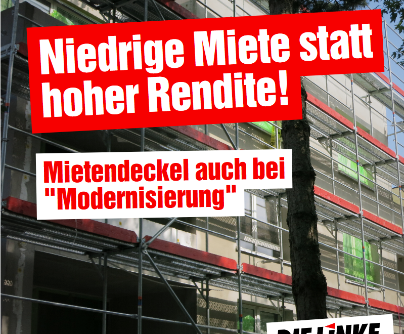 Niedrige Mieten statt hoher Renditen