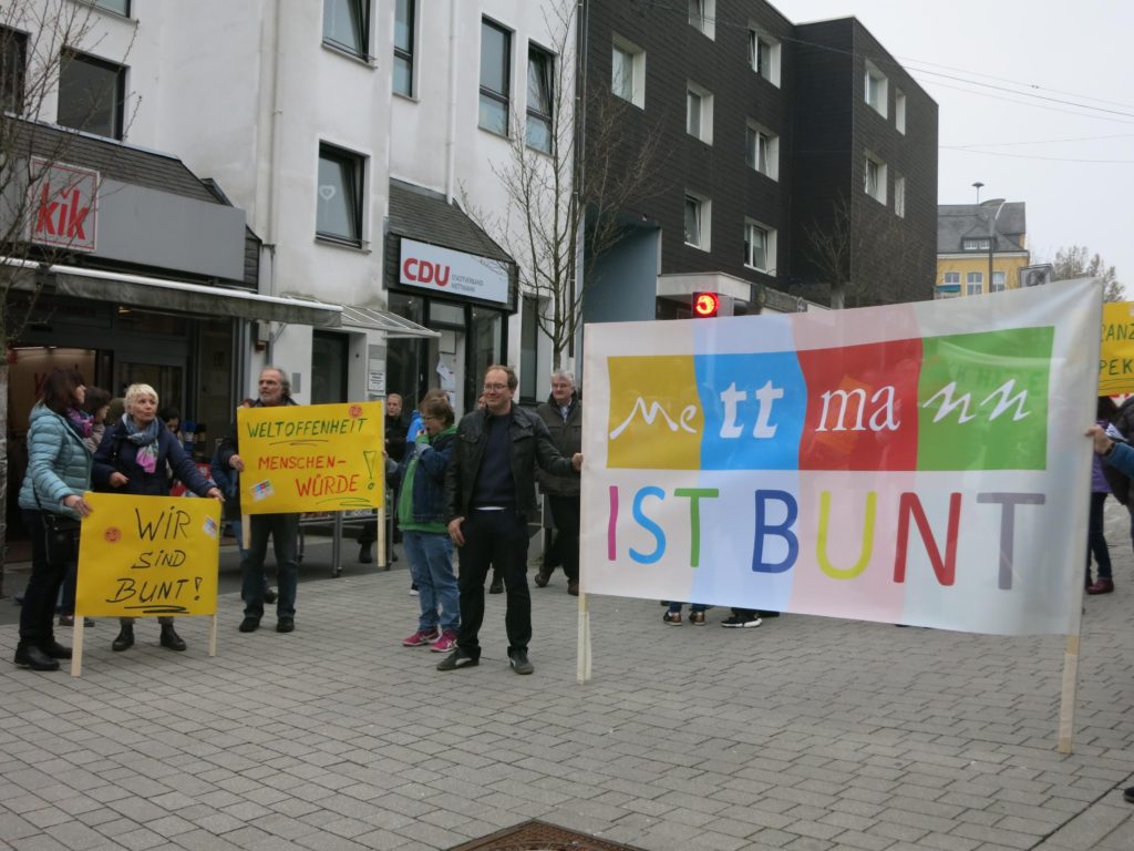 Mettmann ist bunt - Auftakt zur Demonstration