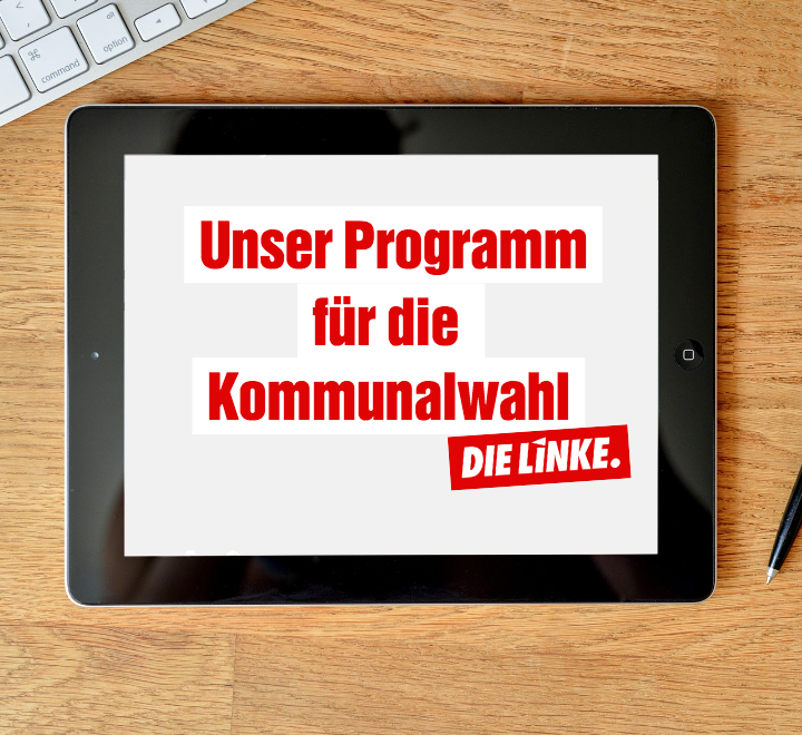 Auf dem Sharepic steht: Unser Programm für die Kommunalwahl