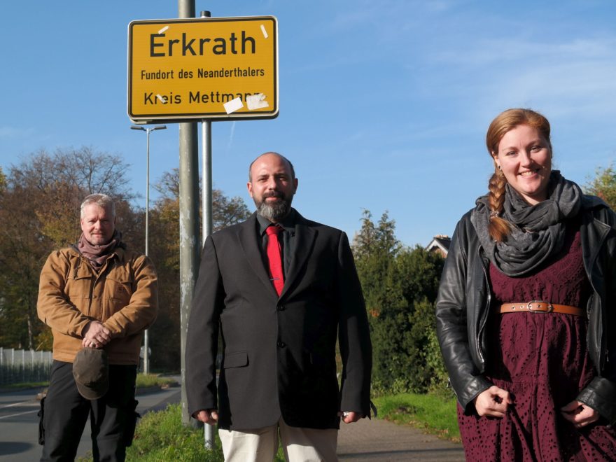 Linker Ortsvorstand Lutz Gallasch, Daniel Kosman, Svenja Burbulla