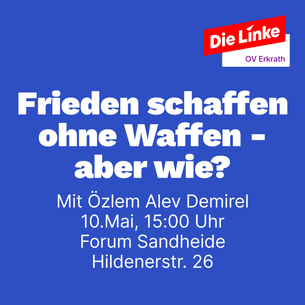 Frieden schaffen ohne Waffen - aber wie?