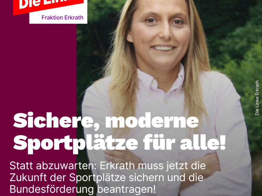 Sichere, moderne Sportplätze für alle!