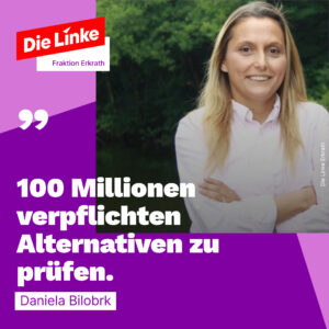 100 Millionen verpflichten Alternativen zu denken.